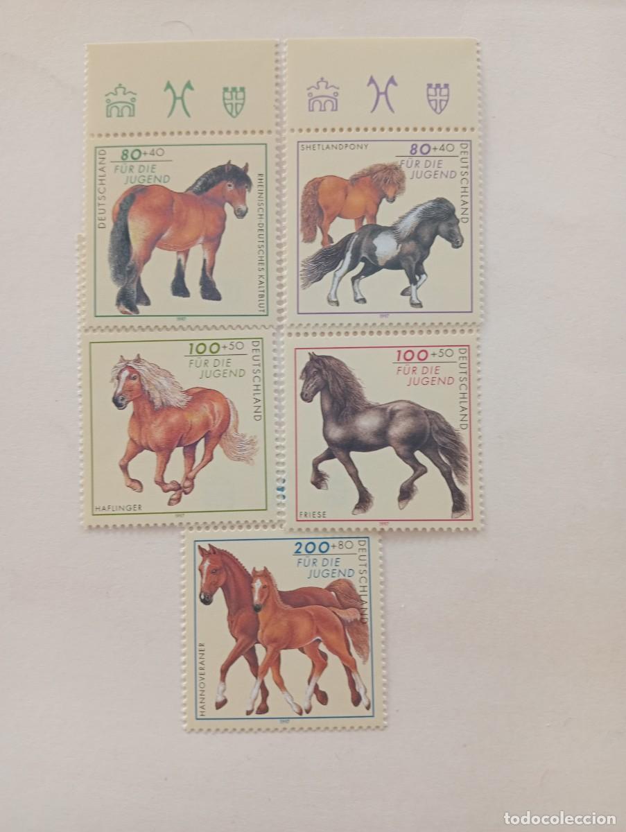 Briefmarken: REPUBLICA FEDERAL ALEMANA A&Ntilde;O 1997 YT DEL 1752 AL 1756