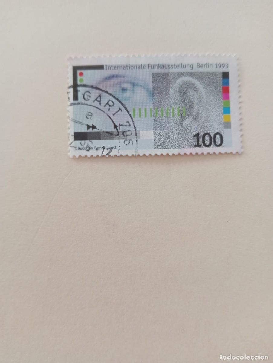 Stamps: REPUBLICA FEDERAL ALEMANA A&Ntilde;O 1993 YT 1522