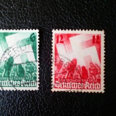 Sellos: ALEMANIA, 1936, CONGRESO DE NURENBERG, YT 580/1. Lote 378095219
