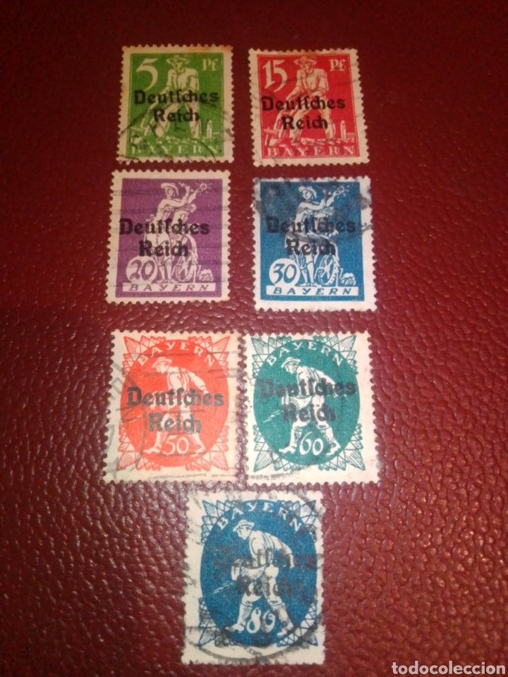 Sellos: Alemania Imperio Baviera - Foto 1