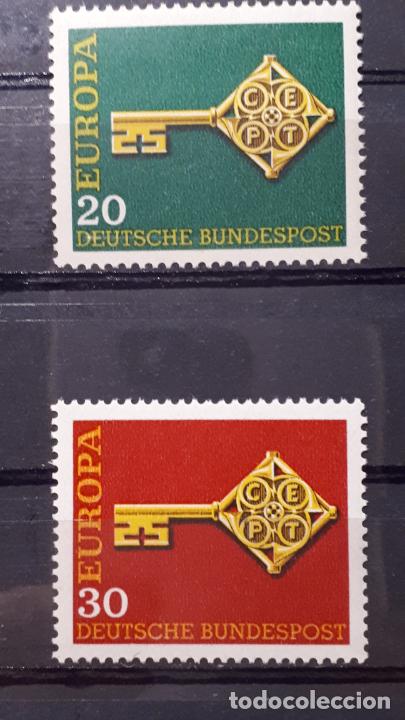 Sellos: Alemania,1968 ** Yvert 423/424.