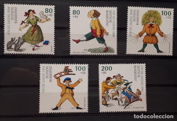 Sellos: Alemania,1994** Yvert 1555/1559