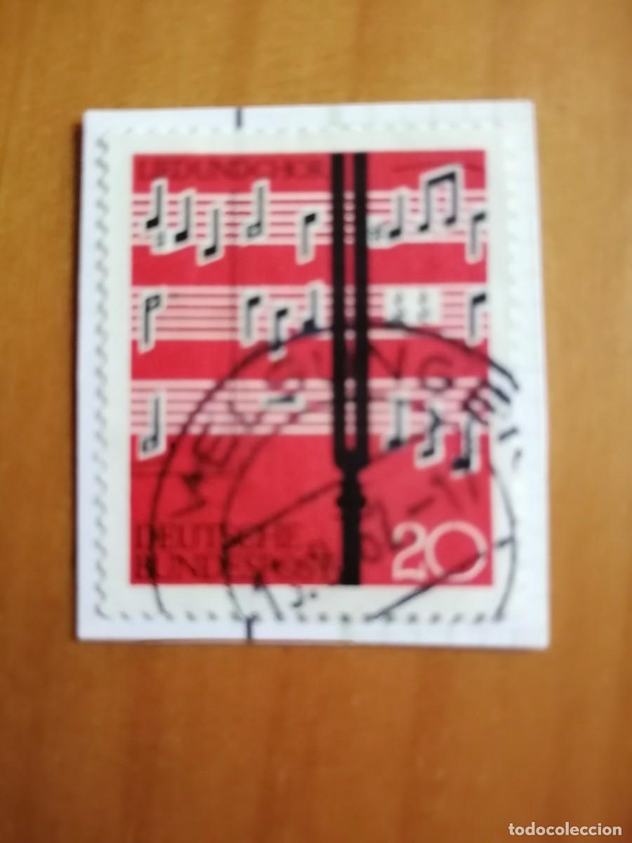 Selos: ALEMANIA - VALOR FACIAL 20 - SELLO SOBREPAPEL CON MATASELLO IDENTIFICATIVO