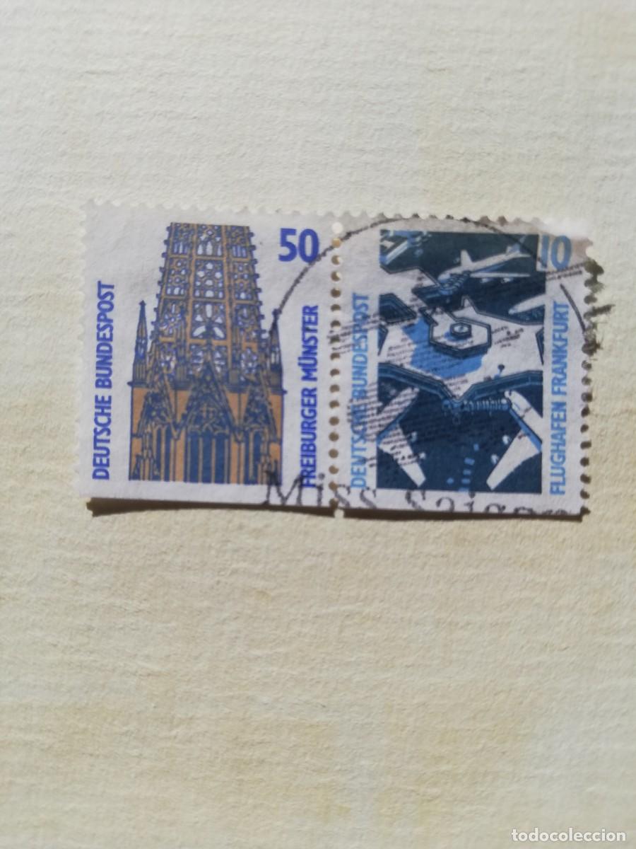 Stamps: REPUBLICA FEDERAL ALEMANA A&Ntilde;O 1987/88 YT 1167 Y 1179 SIN DENTADO INFERIOR