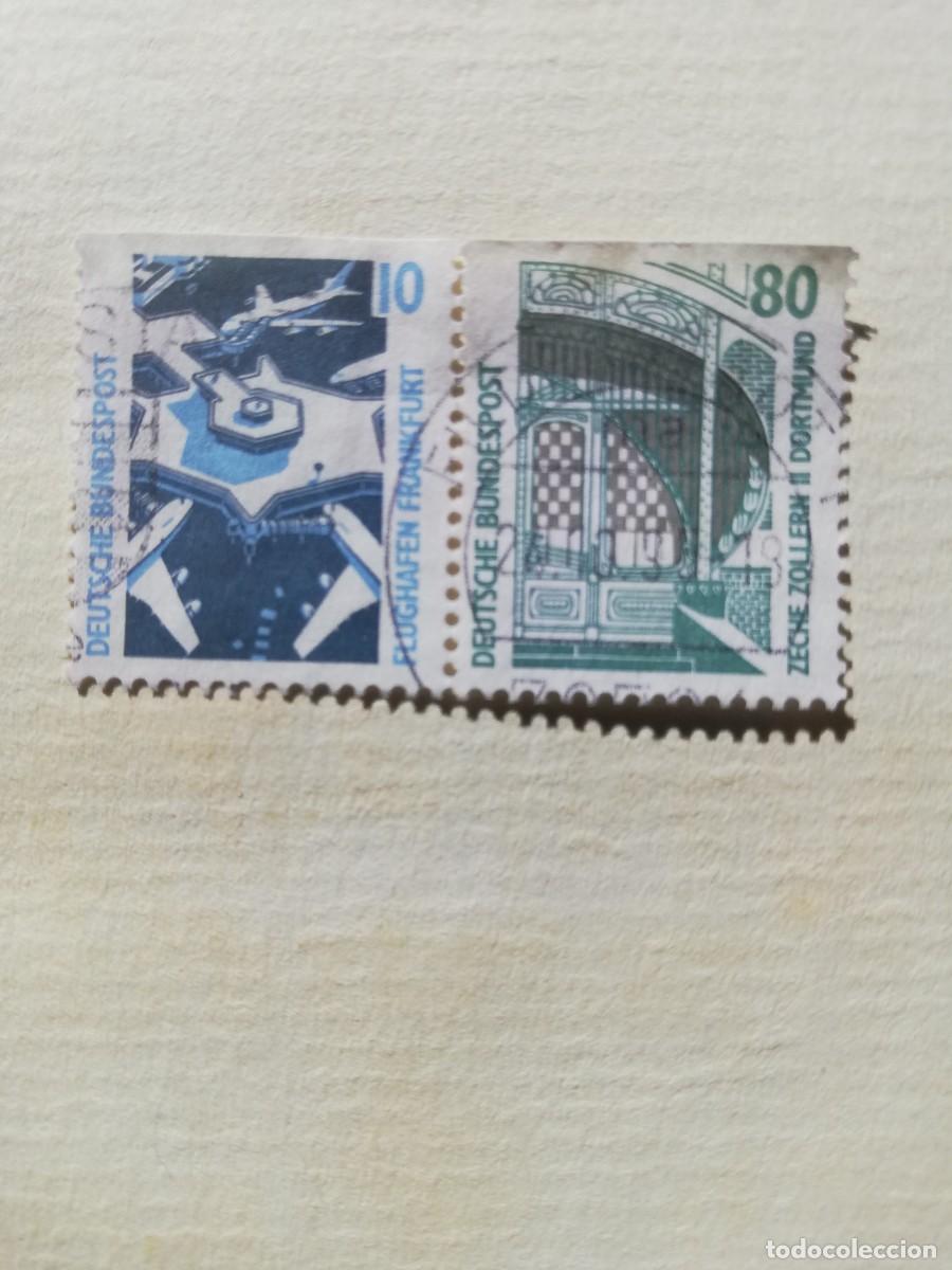 Stamps: REPUBLICA FEDERAL ALEMANA A&Ntilde;O 1987/88 YT 1169 Y 1179 SIN DENTADO SUPERIOR