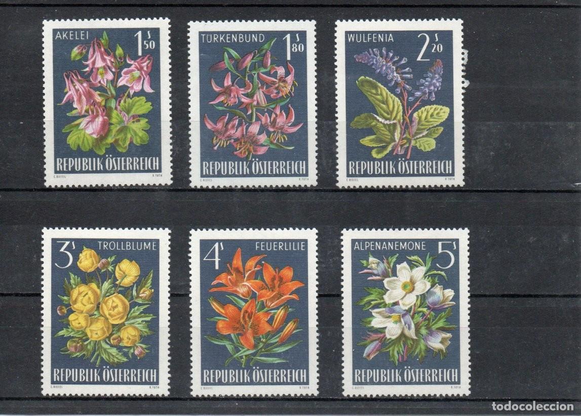 Sellos: AUSTRIA. FLORES DE LOS ALPES. - Foto 1