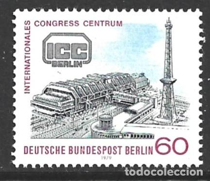 Sellos: BERLIN 549** - A&Ntilde;O 1979 - CENTRO INTERNACIONAL DE CONGRESOS - Foto 1