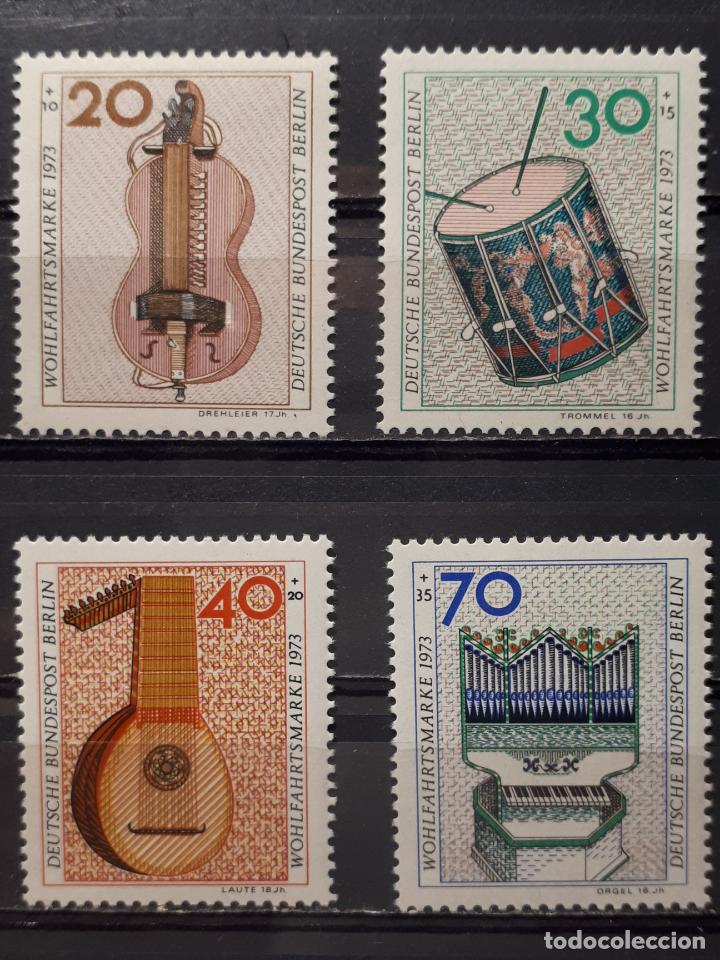 Sellos: BERL&Iacute;N. A&ntilde;o 1973** Yvert.- 423/6 - Foto 1