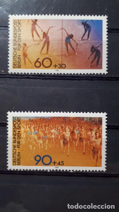 Sellos: BERL&Iacute;N. A&ntilde;o 1981** Yvert.- 606/7. - Foto 1
