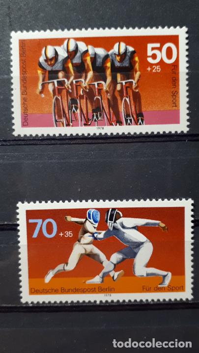 Sellos: BERL&Iacute;N. A&ntilde;o 1978** Yvert.- 528/9 - Foto 1