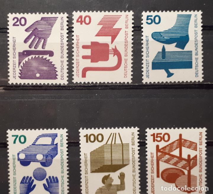 Sellos: BERL&Iacute;N. A&ntilde;o 1973** Yvert.- 394/8 - Foto 1