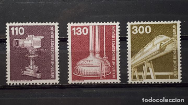 Sellos: BERL&Iacute;N. A&ntilde;o 1982** Yvert.- 629/31. - Foto 1