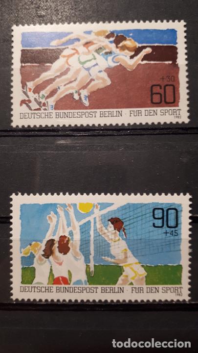 Sellos: BERL&Iacute;N. A&ntilde;o 1982** Yvert.- 625/6 - Foto 1