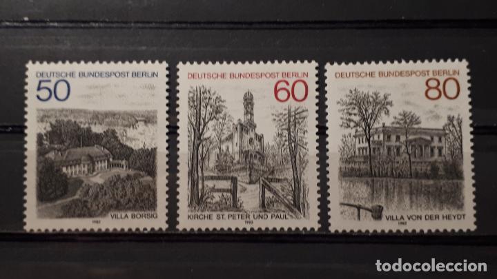 Sellos: BERL&Iacute;N. A&ntilde;o 1982** Yvert.- 646/8. - Foto 1