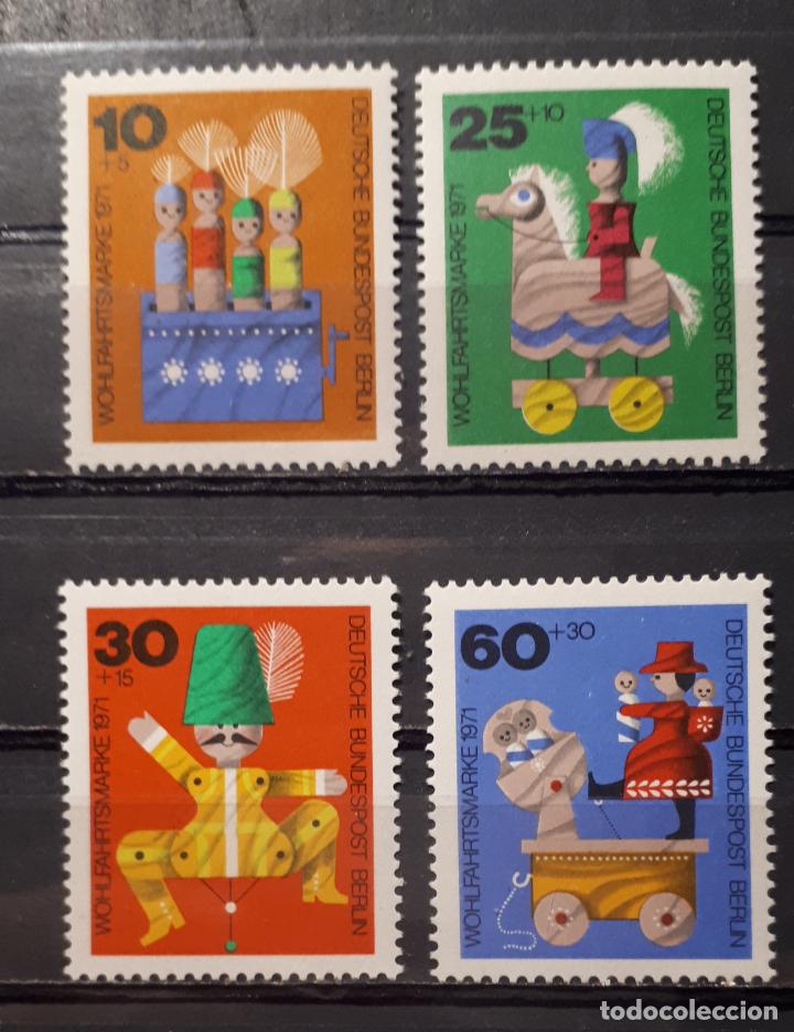 Sellos: BERL&Iacute;N. A&ntilde;o 1971** Yvert.- 374/7 - Foto 1