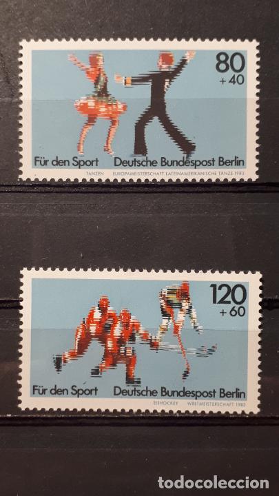 Sellos: BERL&Iacute;N. A&ntilde;o 1983** Yvert.- 659/60 - Foto 1