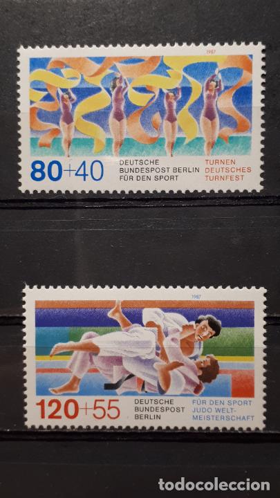 Sellos: BERL&Iacute;N. A&ntilde;o 1987** Yvert.- 738/9 - Foto 1