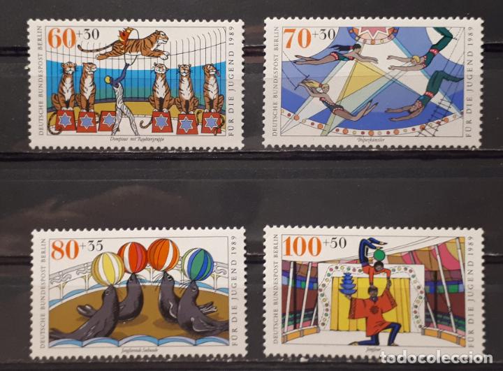 Sellos: BERL&Iacute;N. A&ntilde;o 1989** Yvert.- 799/802 - Foto 1