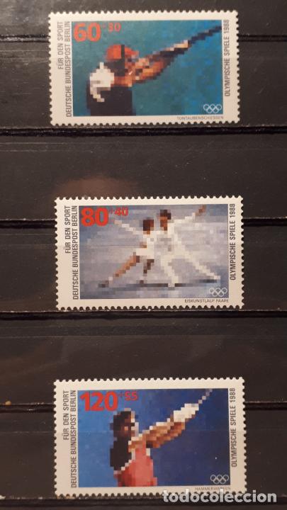 Sellos: BERL&Iacute;N. A&ntilde;o 1988** Yvert.- 762/4. - Foto 1