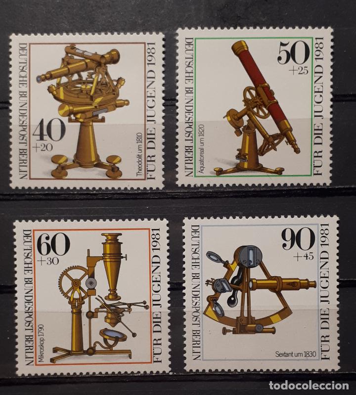 Sellos: BERL&Iacute;N. A&ntilde;o 1981** Yvert.- 602/5 - Foto 1