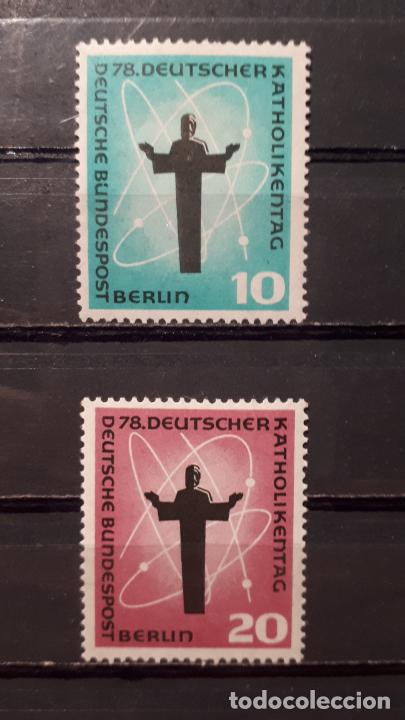 Sellos: BERL&Iacute;N. A&ntilde;o 1958** Yvert.- 159/60 - Foto 1