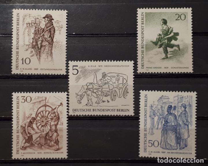 Sellos: BERL&Iacute;N. A&ntilde;o 1969** Yvert.- 305/9 - Foto 1