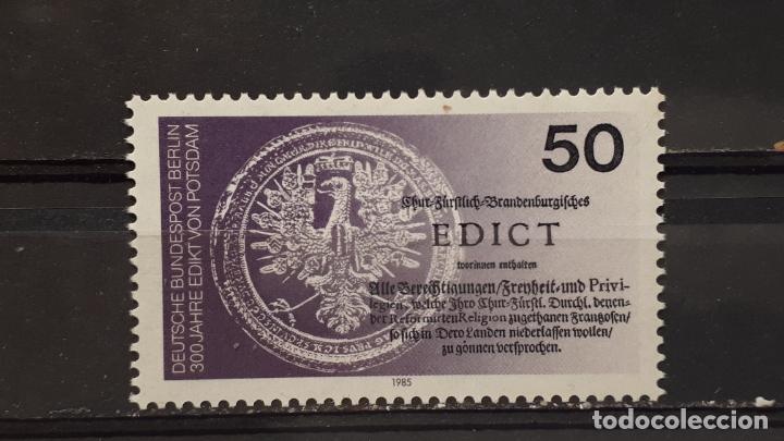 Sellos: BERL&Iacute;N. A&ntilde;o 1985** Yvert.- 708 - Foto 1