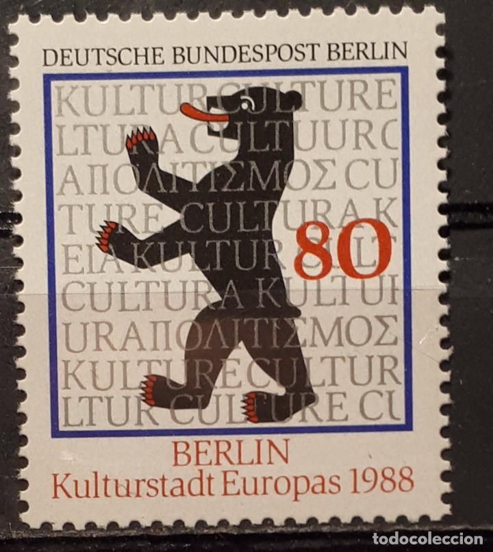 Sellos: BERL&Iacute;N. A&ntilde;o 1988** Yvert.- 761 - Foto 1