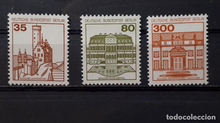 Sellos: BERL&Iacute;N. A&ntilde;o 1982** Yvert.- 632/4 - Foto 1
