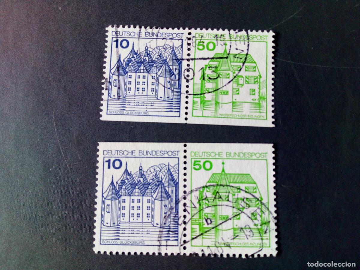 Stamps: ALEMANIA, REP&Uacute;BLICA FEDERAL, RFA, 1977/9,CASTILLOS, CARN&Eacute;, S/D SUPERIOR E INFERIOR