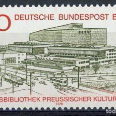 Sellos: BERLIN 1978 IVERT 543 *** INAUGURACIÓN DE LA NUEVA BIBLIOTECA NACIONAL EN BERLIN