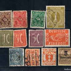 Sellos: ALEMANIA 1930 A 1940, REICHPOST. LOTE 12 SELLOS ANTIGUOS. Lote 403375534