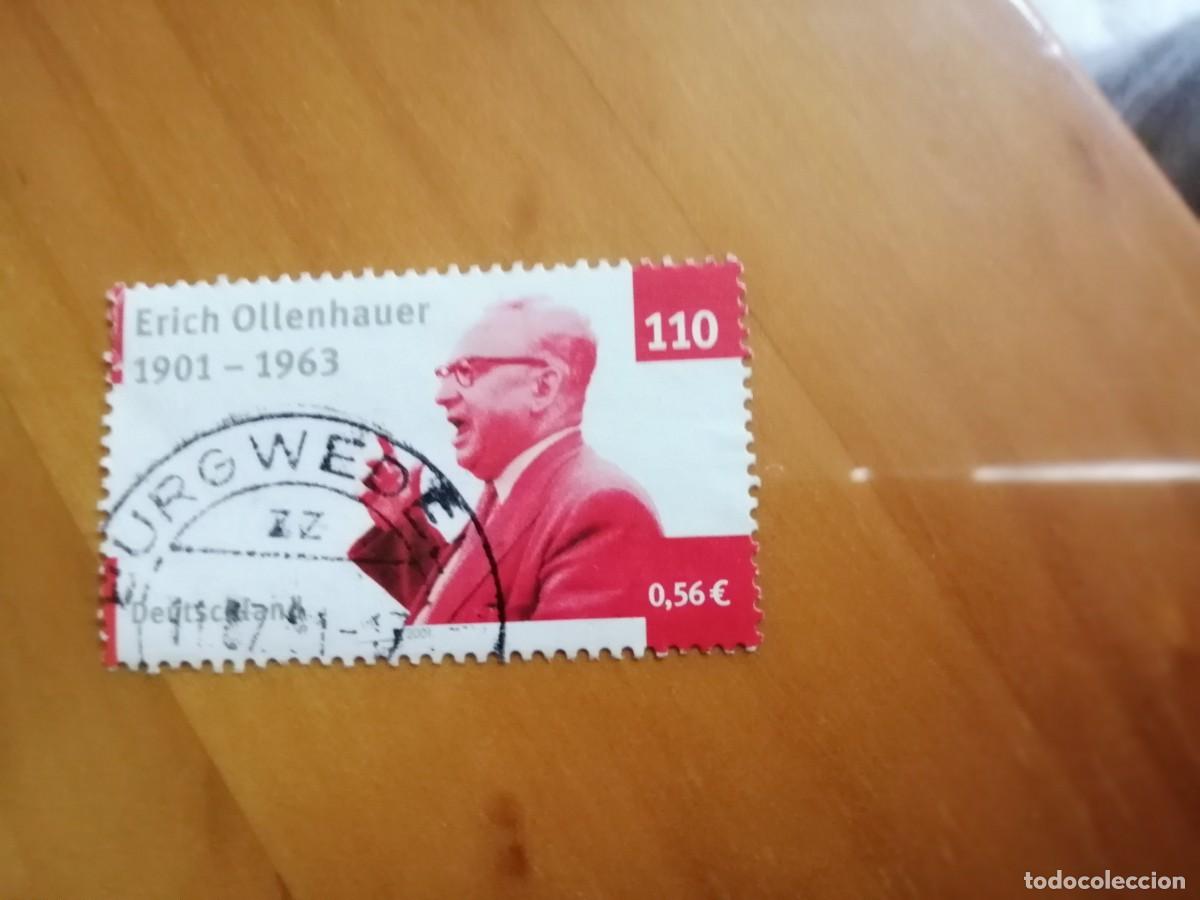 Selos: ALEMANIA - VALOR FACIAL 110 - A&Ntilde;O 2001 - ERICH OLLENHAUER