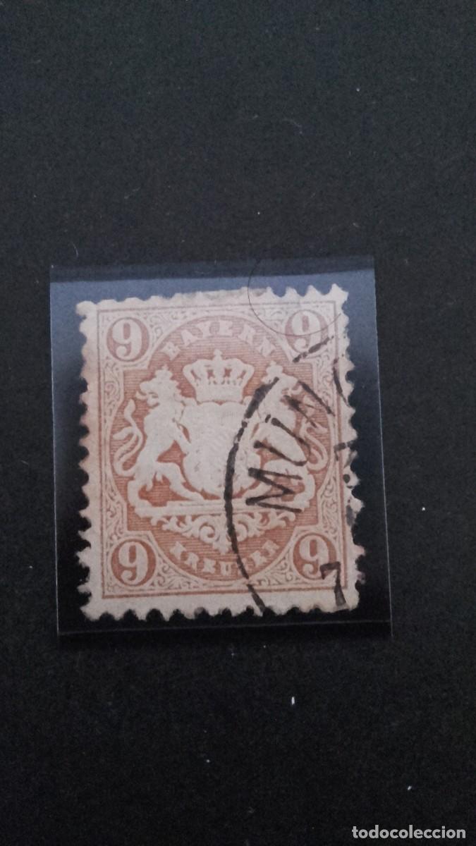 Stamps: ancien Timbre Allemagne BAYERN