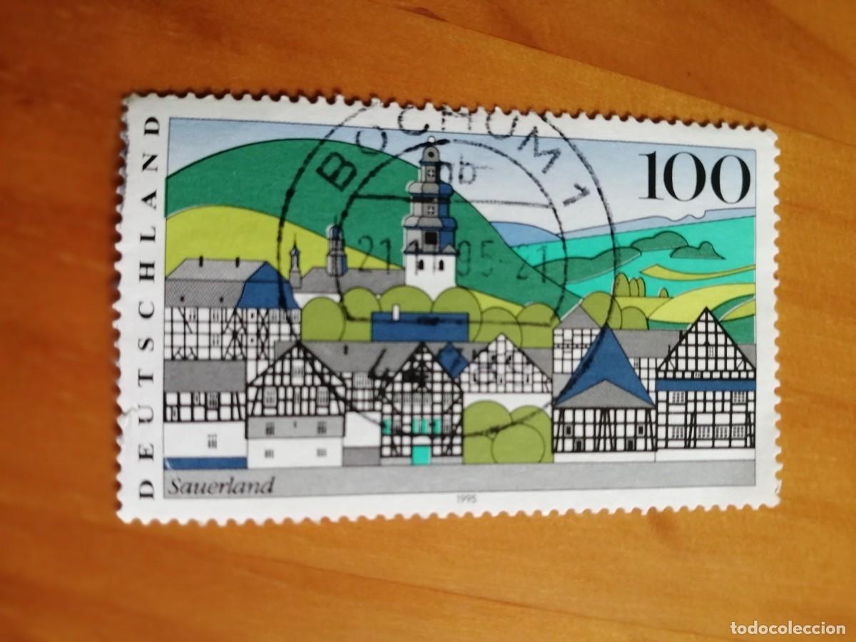 Stamps: ALEMANIA - VALOR FACIAL 100 - SAUERLAND - MATASELLO: 21.11.95