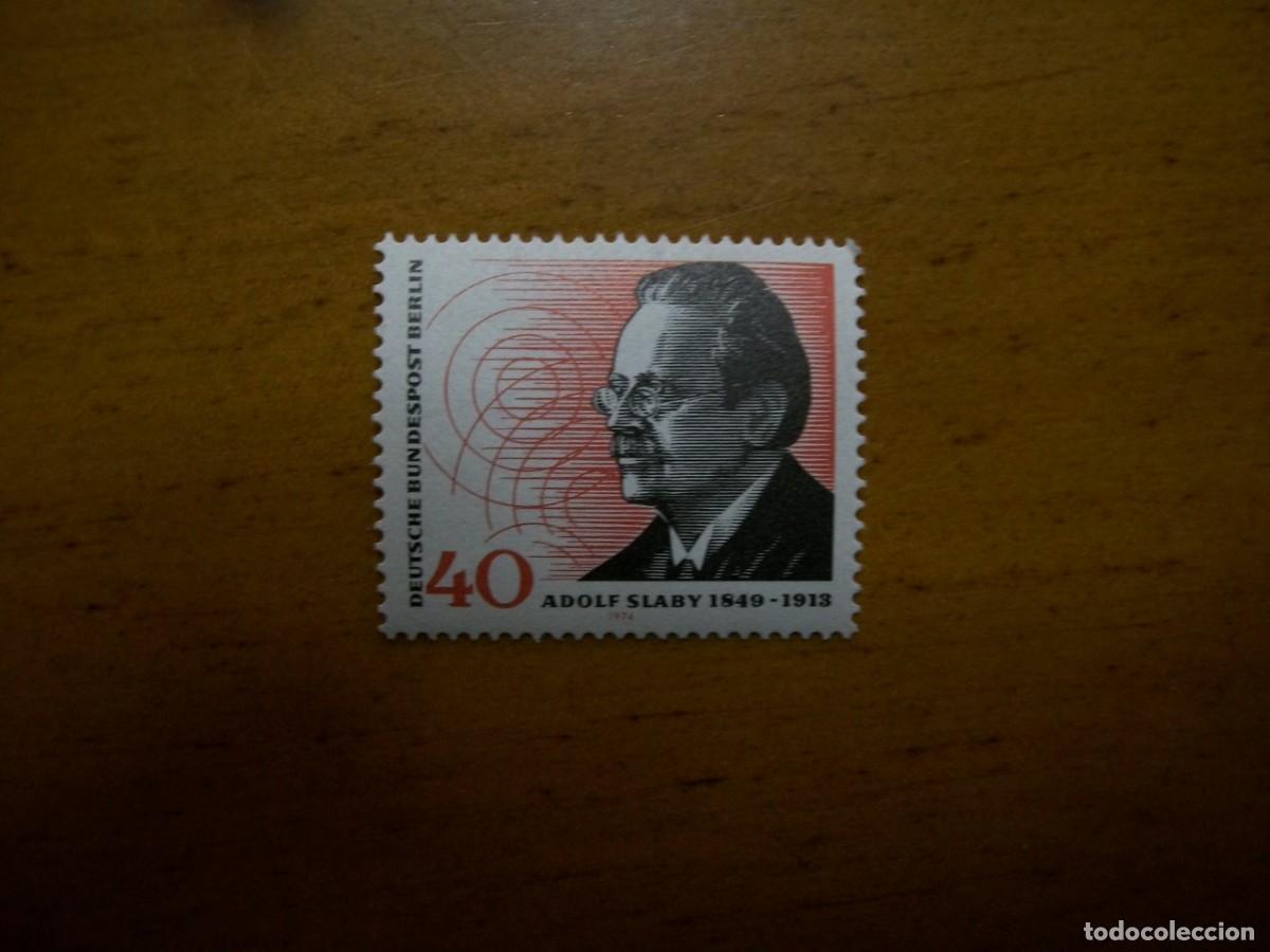 Sellos: 27.08/ Alemania Berl&iacute;n. 1974. Serie completa en nuevo