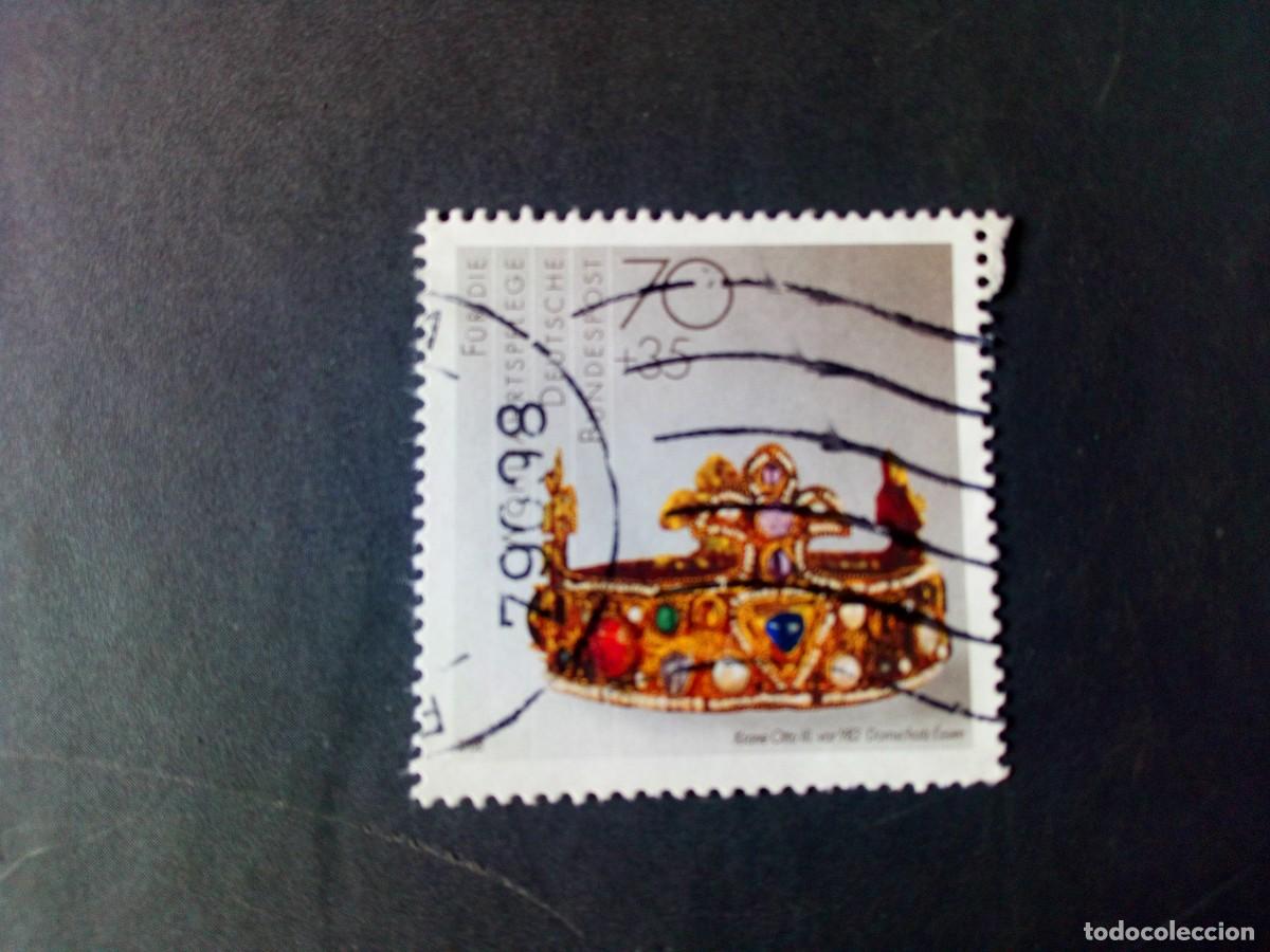 Sellos: ALEMANIA, REP&Uacute;BLICA FEDERAL, 1988, CORONA DE OTTO III, YT 1217