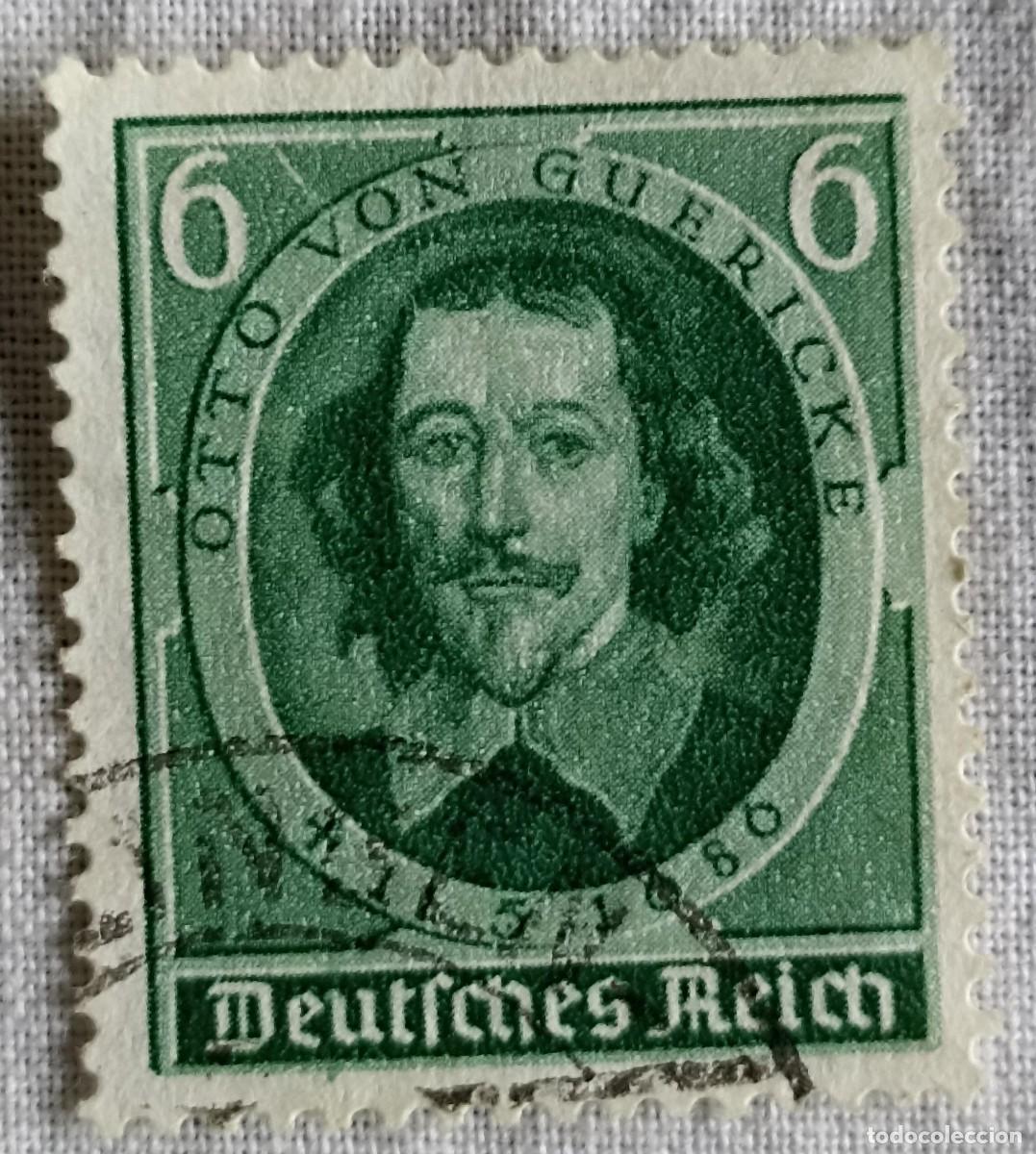 Sellos: Sello deutsches Reich 1936 (III Reich Hitler-Nazi-Alemania) WWII