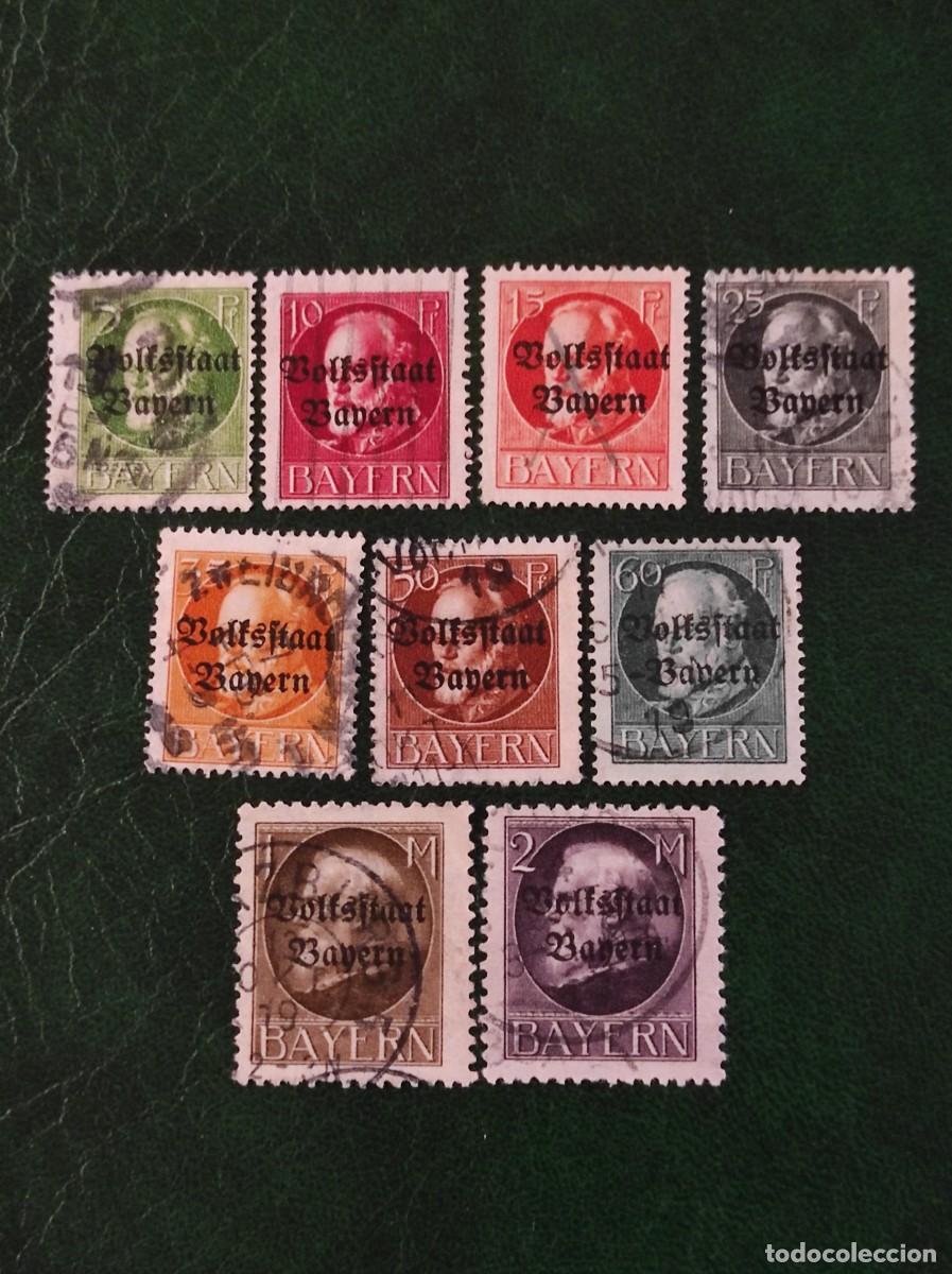 Sellos: 1919-1920 Baviera Alemania - Foto 1