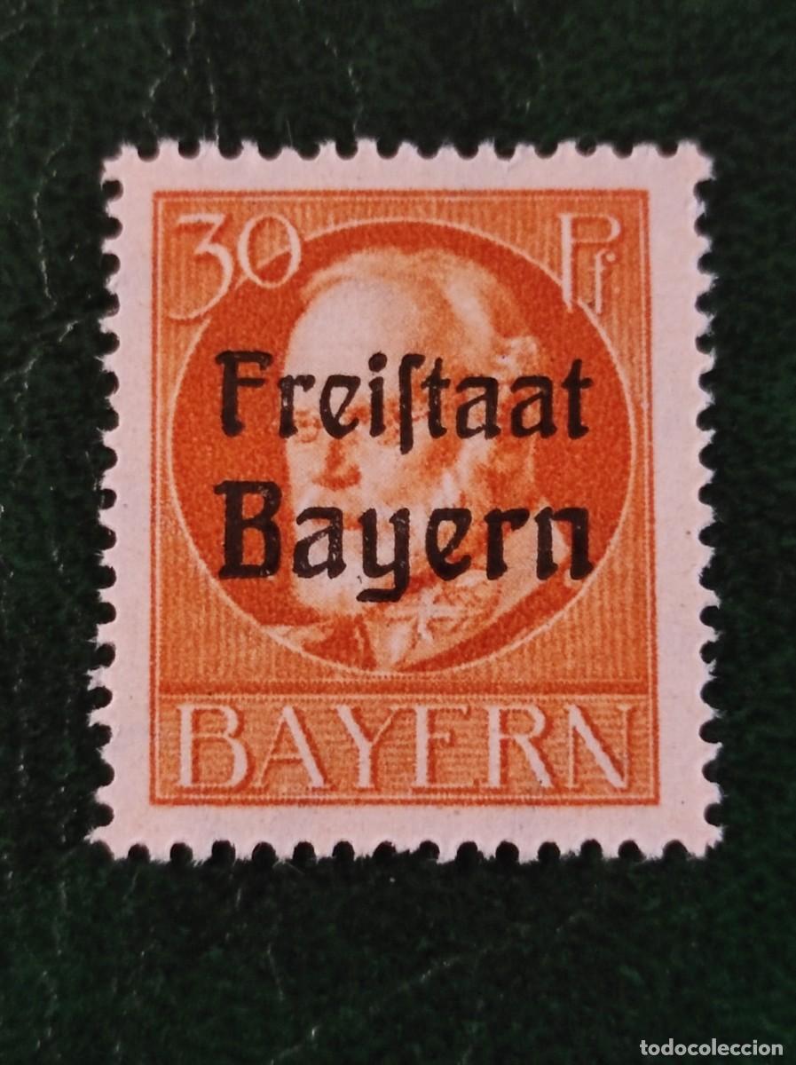 Sellos: 1919 Baviera Alemania - Foto 1