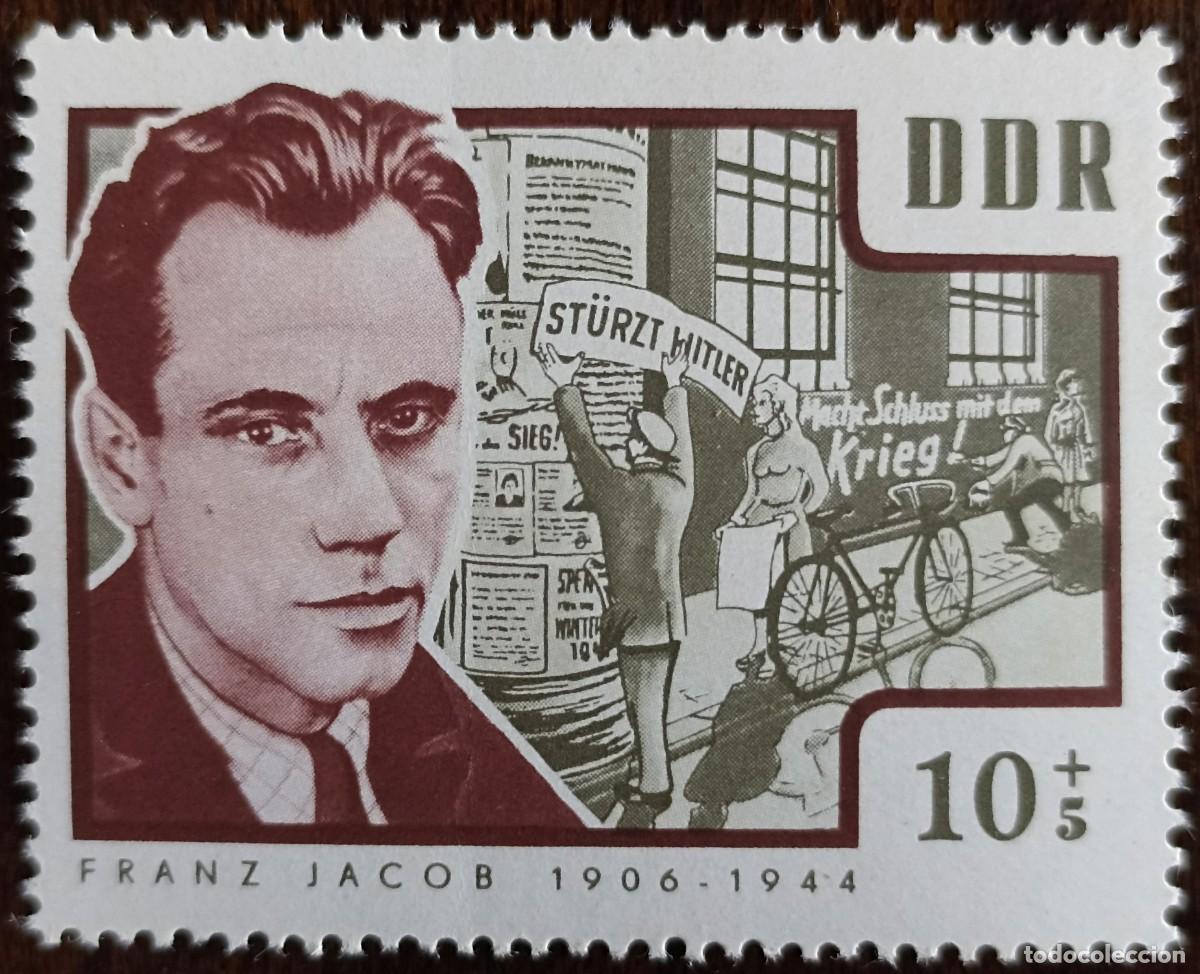 Sellos: Sello Franz Jacob 1964 (Antifascista, III Reich Hitler- Alemania) WWII