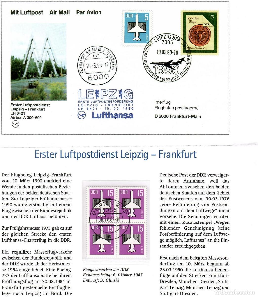 Sellos: DOCUMENTO CORREO AEREO ALEMANIA - Foto 1