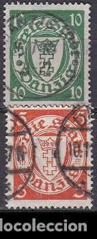 Timbres: LOTE de SELLOS ANTIGUOS de ALEMANIA - DANZIG - REICH ALEMAN