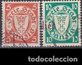Timbres: LOTE de SELLOS ANTIGUOS de ALEMANIA - DANZIG - REICH ALEMAN