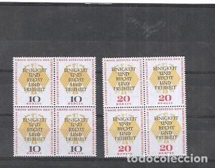 Sellos: BERLIN N&ordm; 154 AL 155 BLOQUE DE CUATRO (** - Foto 1