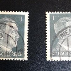 Sellos: 22 STAMPS OF GERMANY - ADOLF HITLER. CONDITION AS SEEN IN THE PICTURES.
