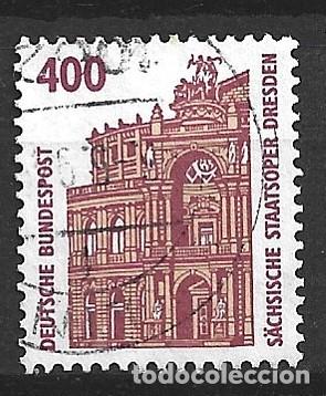 Sellos: ALEMANIA 1394 - A&Ntilde;O 1991 - EDIFICIO DE LA OPERA DE DRESDE - Foto 1