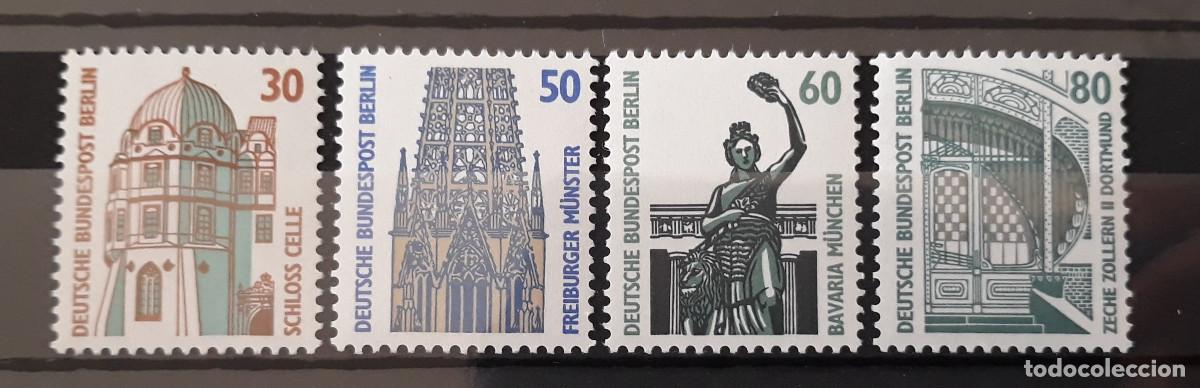 Stamps: Alemania Berl&iacute;n 1987 Yvert 750 - 753 Michel 793A - 796A MNH** Monumentos