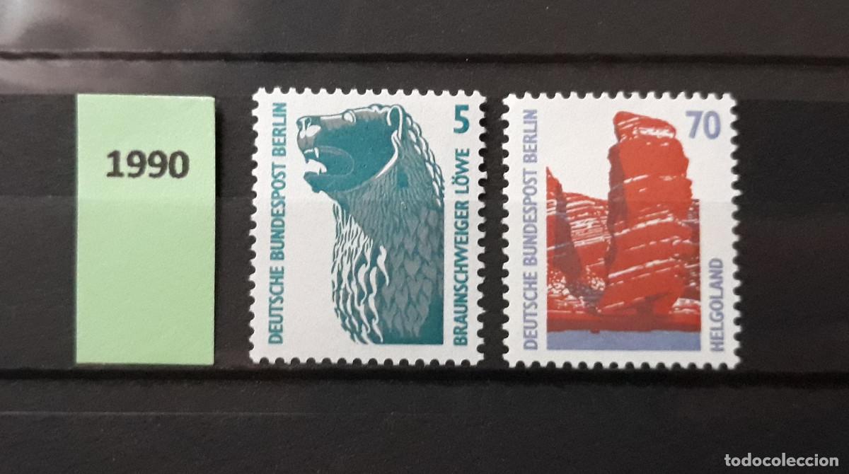 Stamps: Alemania Berl&iacute;n 1990 Yvert 824 835 Michel 863 874 MNH** Monumentos Turismo