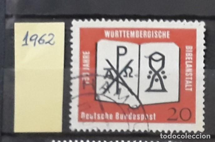Stamps: Alemania RFA 1962 Yvert 254 Michel 382 Usado 150 A&ntilde;os del Instituto W&uuml;rtemberg